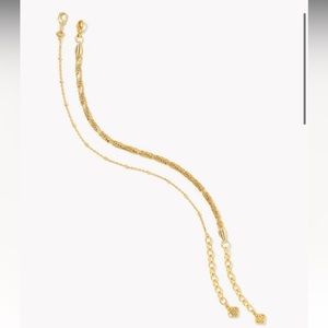 🌼KENDRA SCOTT CARSON SET OF 2 BRACELETS IN GOLD